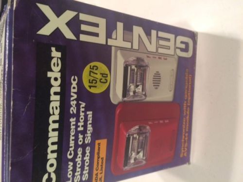 GENTEX COMMANDER  HS24- 15/75WR HORN/STROBE LOW CURRENT 24DC STROBE OR HORN