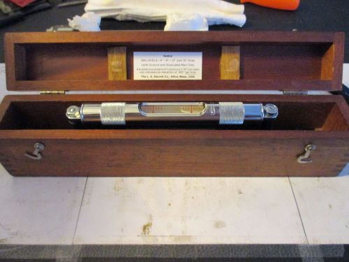 STARRETT Precision Level No. 98, In Box, 12&#034;  Excellent machinist toolmakers c62