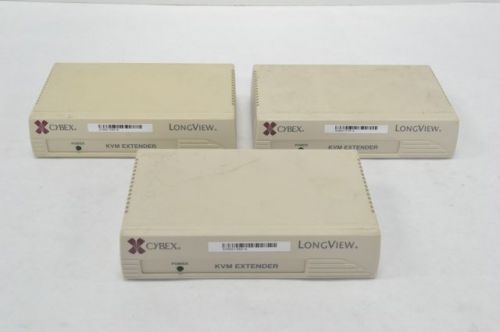 LOT 3 CYBEX ASSORTED TRANSMITTER RECEIVER LONGVIEW KVM MODULE B220474