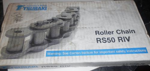 U.S. TSUBAKI ROLLER CHAIN RS50 RIV 10&#039; Feet 3.048m Sealed Ships USPS Priority