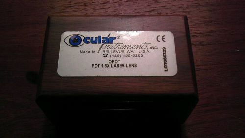 Ocular Instruments 1.6X laser lens