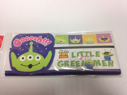 Disney Pixar Toy Story Aliens Little Green Men Post it Memo Page Marker Flags