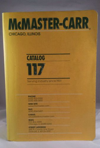 MCMASTER-CARR CATALOG #117 CHICAGO, ILLINOIS EDITION 2011