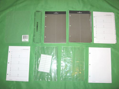 Classic refill &amp; tab page lot day runner cambridge planner binder franklin covey for sale