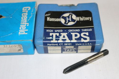 new HANSON WHITNEY GREENFIELD 5/16-18 NC GH-3 H3 3FL Oxide Spiral Point Plug Tap