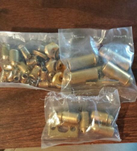 Brass Hobbie latches  &#034;look&#034; asstd. Sizes lot of 26