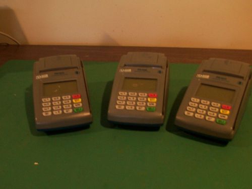 Lot of 3 First Data FD-100 Credit Card Reader Par Panasonic Micros Posiflex POS