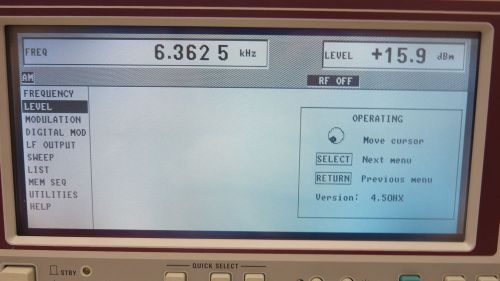 Rohde &amp; Schwarz SME03 Signal Generator 5kHz-3GHz B19