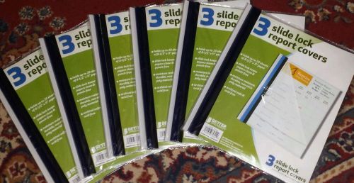 Report Cover slide lock 3 pack Lot of  6 new