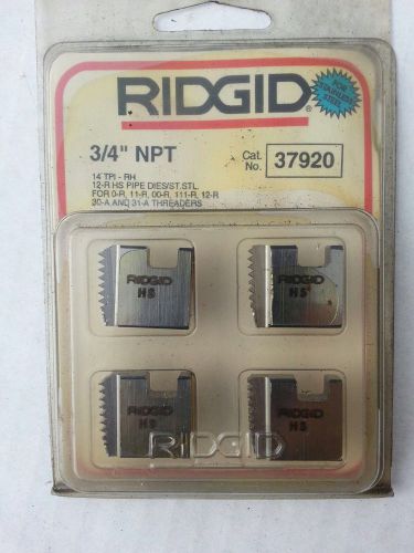 Ridgid 3/4&#034; Threading Dies for Stainless Steel 37920