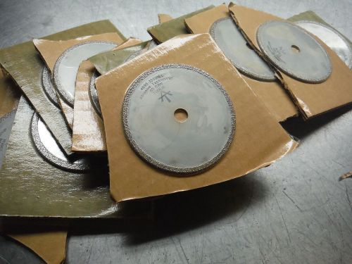 ABRASIVE TECH 3&#034; DIAMOND GRINDING WHEEL 3/8&#034; ARBOR  &#034;QTY1&#034;  (LOC1283C) TS12