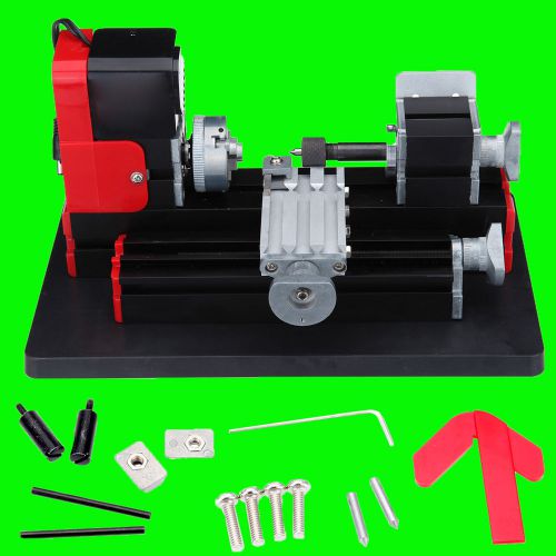 Motorized mini metal lathe machine sawing milling drilling sawing kit diy tool for sale