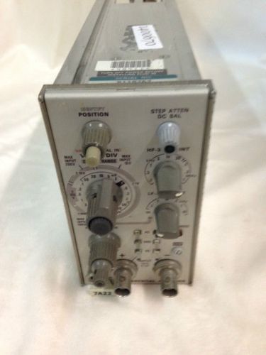 TEKTRONIX OSCILLOSCOPE PLUG-IN 7A22  DIFFERENTIAL AMPLIFIER WCID 1400670