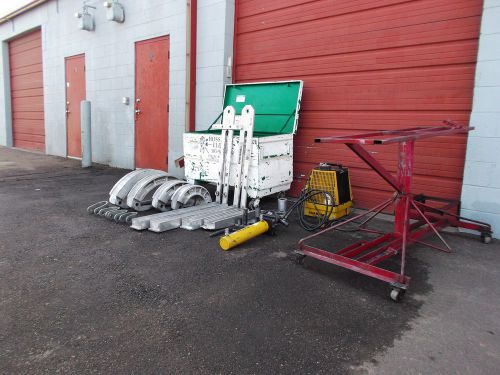 Enerpac gb gardner bender b400 eegor 2/12&#034;- 4&#034; hushh pump table emt greenlee 881 for sale