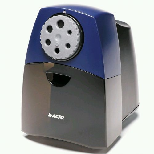 X-acto heavy-duty electric pencil sharpener blue