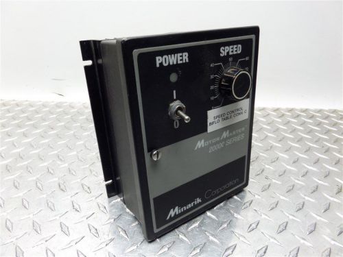 MINARIK CORP MOTOR MASTER 20000 SERIES DC MOTOR SPEED CONTROL MM23401A