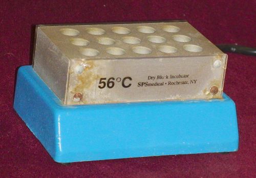 DRY BATH HEAT BLOCK INCUBATOR -  56?C - SPS MEDICAL -  NDB-056 *TESTED*