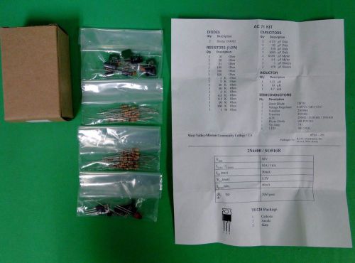 Lot of 8000+ diodes resistors capacitors inductors and semiconductors for sale