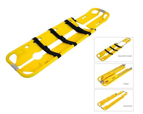 Scoop Stretcher Adjustable Emergency Ambulance Rescue Medical MRI Compatible