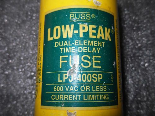 (V52-2) 1 NEW BUSS LOW-PEAK LPJ-400SP 600VAC TIME DELAY FUSE