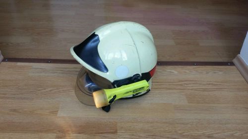 HELMET GALLET F1+ PELI FLASHLIGHT Glow ,CASCO BOMBEROS, CASQUE, FEUERWEHRHELM