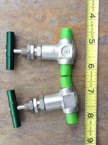 2 NUPRO SWAGELOK SS JB NEEDLE VALVE