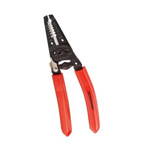 7” in. Wire Stripper w/ Cutter Shears Copper Screws Strips 20 18 16 14 12 10 AWG