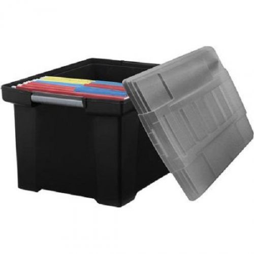 Storex Storage File Totes, Case of 2