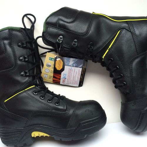 GLOBE Falcon M1023C Boot 10&#034;FireStation Hazmat Mining Ind Mens Sz 5.5XW Wmns 6.5