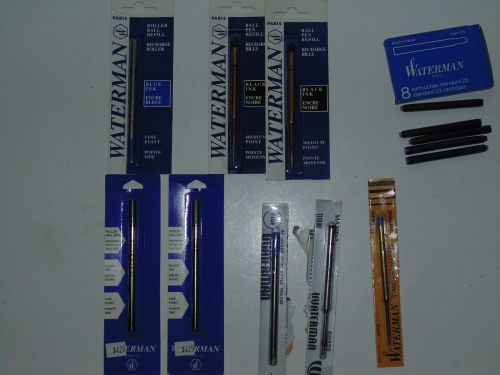 Lot of  Waterman Ballpoint Pen Refill