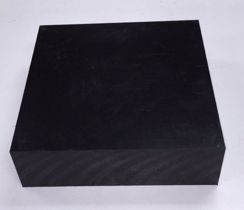 HDPE marine grade sheet black 12&#034; x 12&#034; x 3.5&#034;