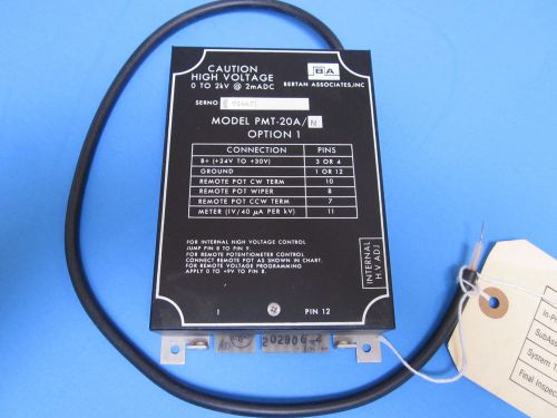 Bertan PMT-20A/N Option 1 High Voltage Power Supply