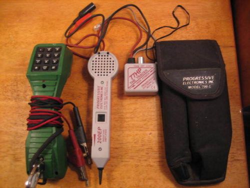 Harris TS21  Butt Phone &amp; Progressive 700C Signal Trace Combo - Free Shipping