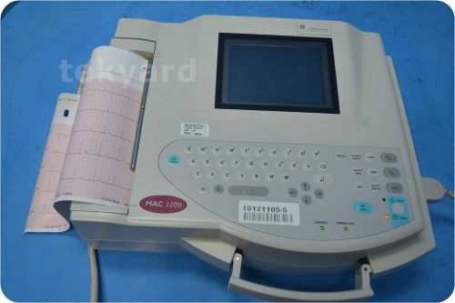 GE MEDICAL SYSTEMS MAC 1200 INTERPRETIVE 12 LEAD ELECTROCARDIOGRAPH ECG @ 12110