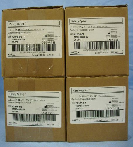 4 Cases /15ea BSN Medical Safety Splints #72976-02