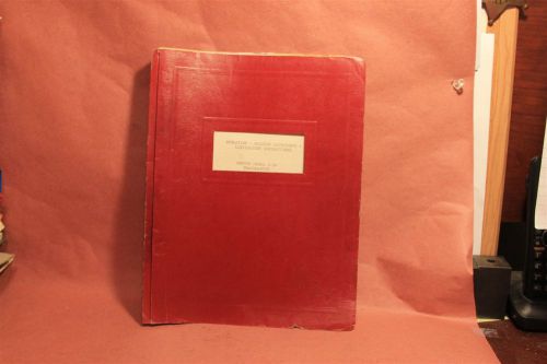 Gorton 2-30 Tracemaster 1963 Operation &amp; Maintenance Manual