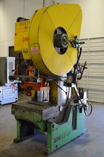 Minister #6 60 Ton x 3&#034; OBI Flywheel Punch Press Air Clutch