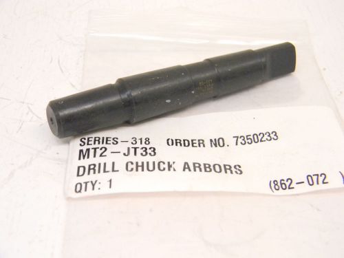 NEW MEDA MORSE TAPER SHANK DRILL CHUCK ARBOR MT2 to JT33 ADAPTER 7350233