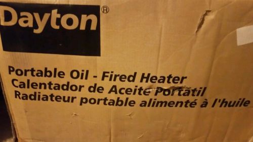 NEW DAYTON OIL FIRED TORPEDO HEATER  10 GAL.