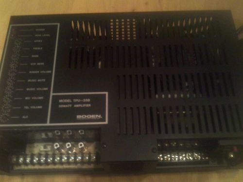 Bogen TPU-35B Telephone Paging 35 Watt Amplifier