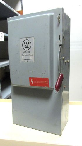 NEW..Westinghouse Heavy Duty Safety Switch 100A, 600V Cat# HU363 .. DS-720