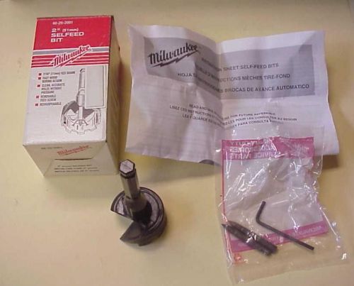 Milwaukee 48-25-2001 2&#034; Selfeed Bit - EXC