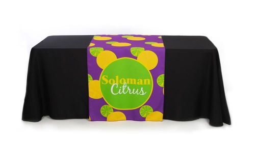 Table runner, 3ft x 5.25ft (63“) length, free full color custom print