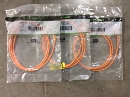 Lot Of 3 Ortronics OR-836GTP8005DE-03 8P8C 5FT 1-1 Orange