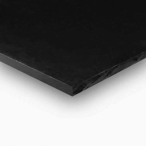 HDPE (Polyethylene) Plastic Sheet 3/8&#034;x11&#034;x24&#034; Black Lot of 5 Pcs Free Shipping