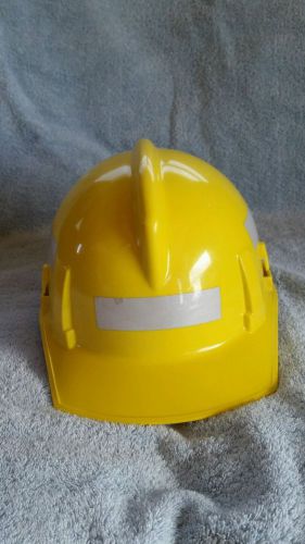 MSA Wildland &#034;T&#034; hard hat yellow