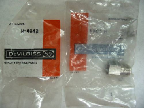 6 Devilbiss H-4043 Adapter 9/16&#034;-20m X 1/4&#034; NPS F New