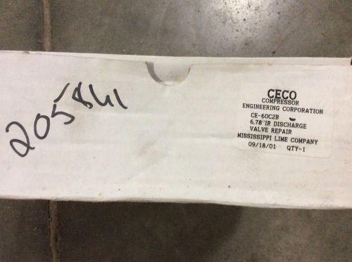 CECO Compressor Engineering CE-60C2B 6.78&#034;IR Discharge Valve Repair