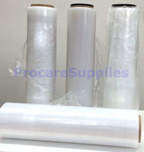 New Box of 18&#034;x1500&#039; 80 Gauge 4 Rolls Pallet Wrap Stretch Film Hand Shrink Wrap