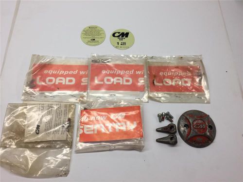 CM Mckinnon 622 Load Sentry Lever Hoist Screws 16543 Knob 640-137 Cap &amp; Stickers